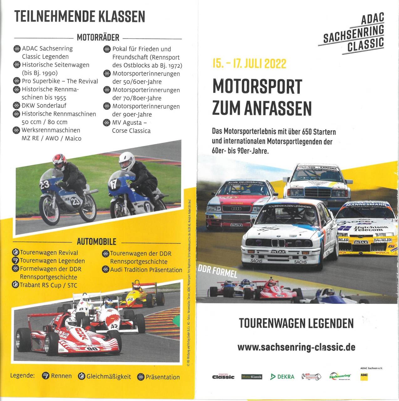 m_sachsenring-1 Siegert KFZ-Sachverständigenbüro - Aktuelles - Sachsenring 2022